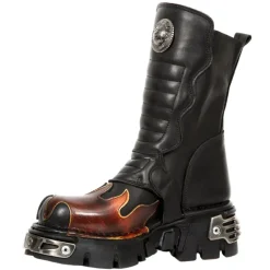 New Rock Boots New Rock Red Flame Boots M.591X S1 (UK10)