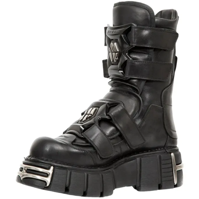 New Rock Boots New Rock Velcro Tower Boots M.422-S1 (UK 11)