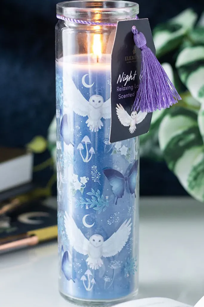 Something Different Night Owl Lavender Tube Candle