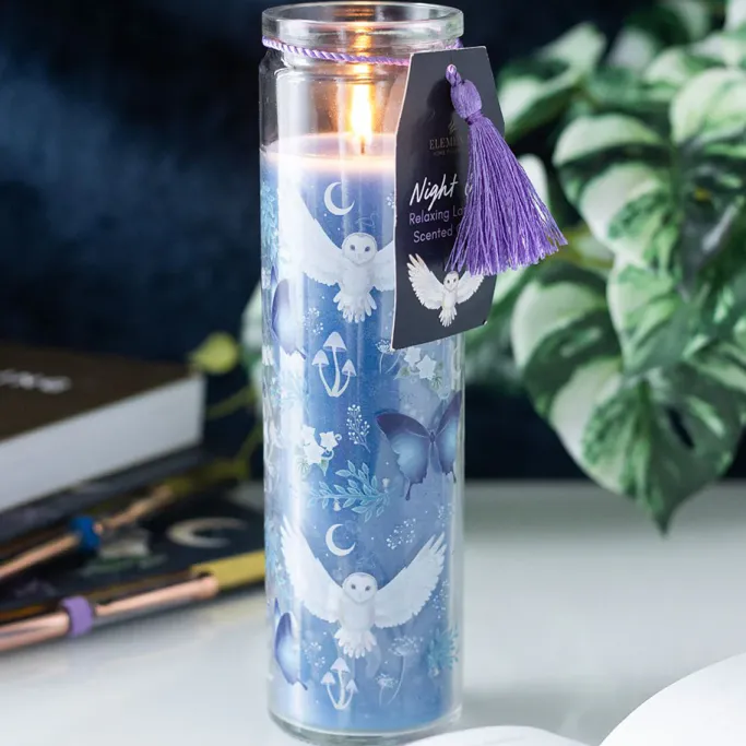 Something Different Night Owl Lavender Tube Candle
