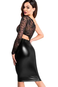 Noir Handmade Asymmetrical Dress