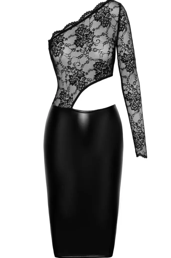 Noir Handmade Asymmetrical Dress