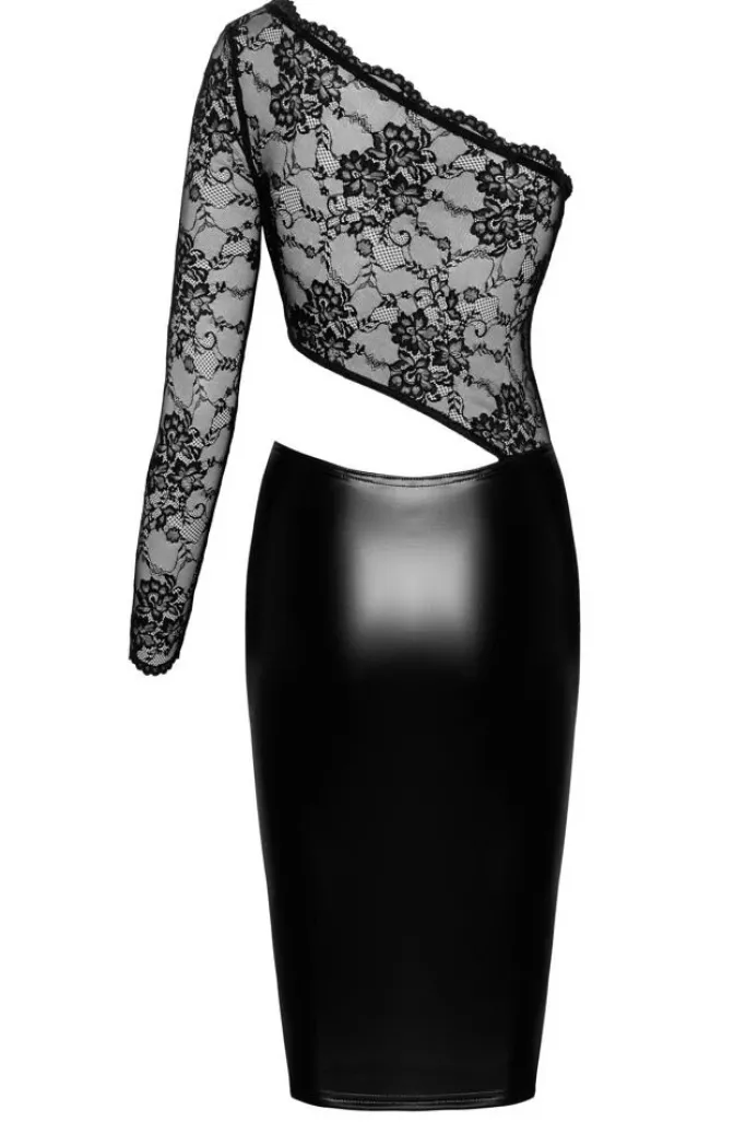 Noir Handmade Asymmetrical Dress