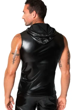 Noir Handmade Frenzy Sleeveless Hoodie