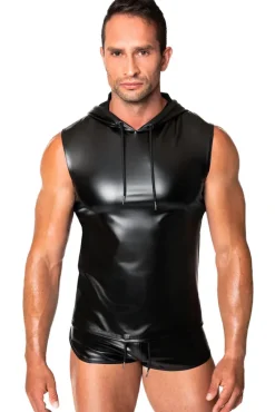 Noir Handmade Frenzy Sleeveless Hoodie