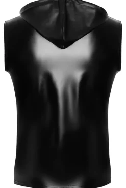 Noir Handmade Frenzy Sleeveless Hoodie
