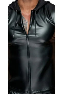 Noir Handmade Hooded Shirt