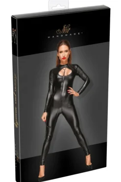 Noir Handmade Jumpsuit with Leash (XL)