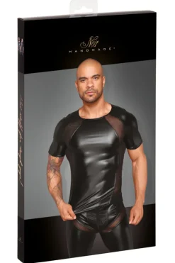 Noir Handmade Mens Wetlook Shirt