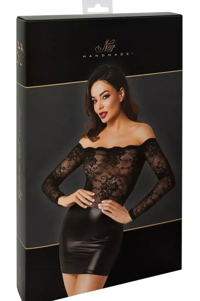 Noir Handmade Mesh Wetlook Dress
