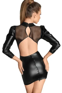 Noir Handmade Net Wetlook Dress