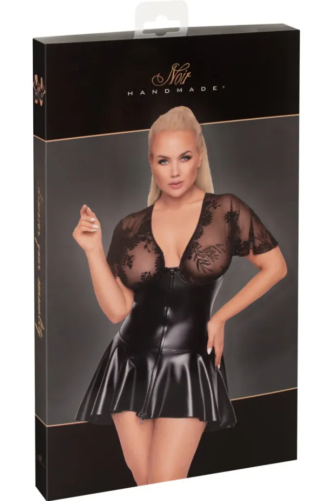 Noir Handmade Plus Size Short Dress
