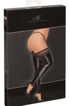 Noir Handmade Plus Size Thigh High Stockings (4Xl, 5XL)