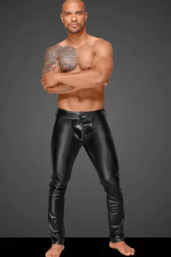 Noir Handmade Powerwetlook Trousers