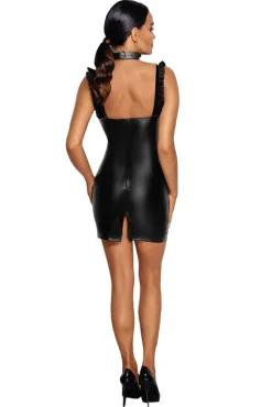 Noir Handmade Short Powerwetlook Dress