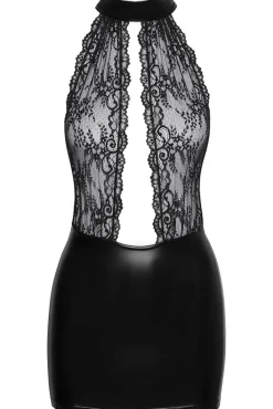 Noir Handmade Short Powerwetlook Dress