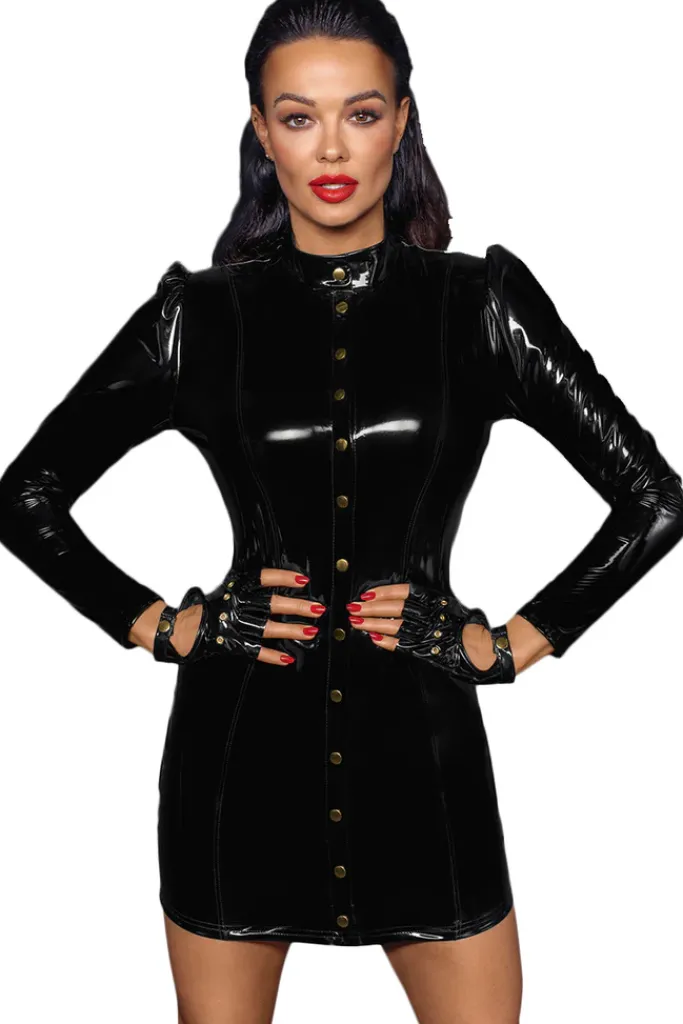 Noir Handmade Short PVC Dress