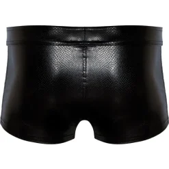 Noir Handmade Shorts with Zipper
