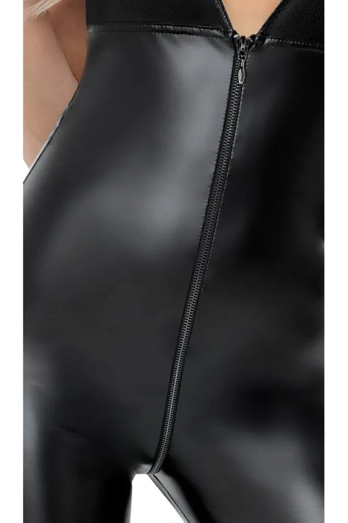 Noir Handmade Snake Skin Pattern Jumpsuit