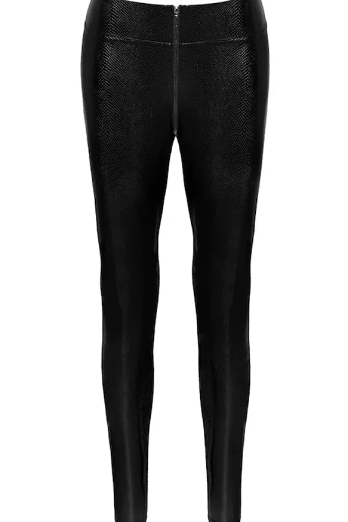Noir Handmade Snake Skin Style Leggings
