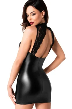 Noir Handmade Strapless Mini Dress