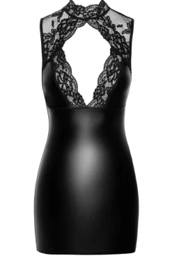 Noir Handmade Strapless Mini Dress