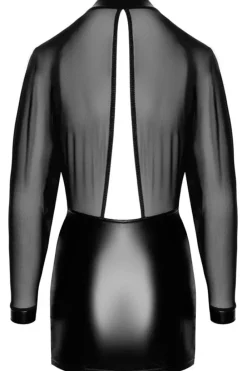 Noir Handmade Transparent Tulle Dress