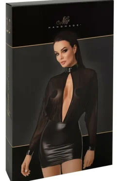 Noir Handmade Transparent Tulle Dress