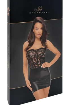 Noir Handmade Tube Mini Dress