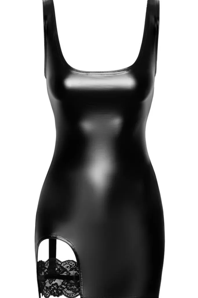 Noir Handmade Velvetine Mini Dress