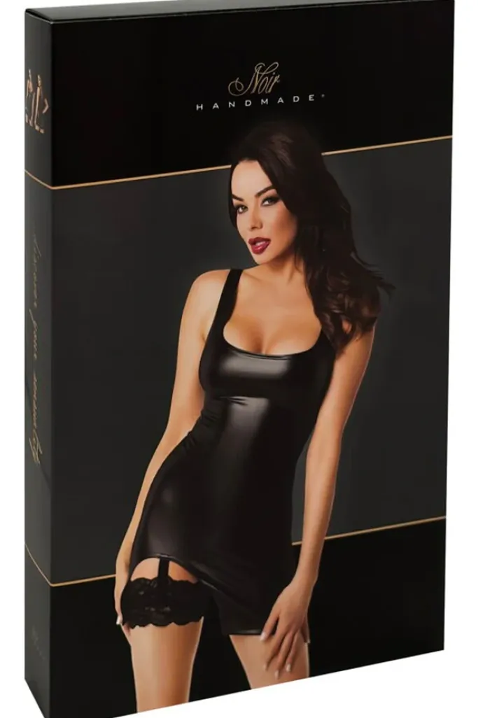 Noir Handmade Velvetine Mini Dress