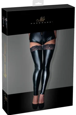 Noir Handmade Wetlook Stockings