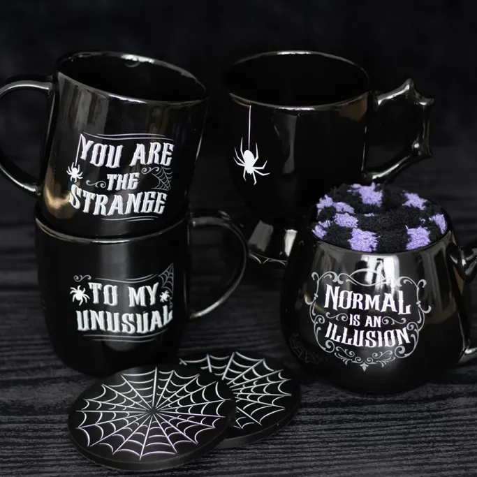 Something Different Normal is an Illusion Gothic Mug and Socks Set