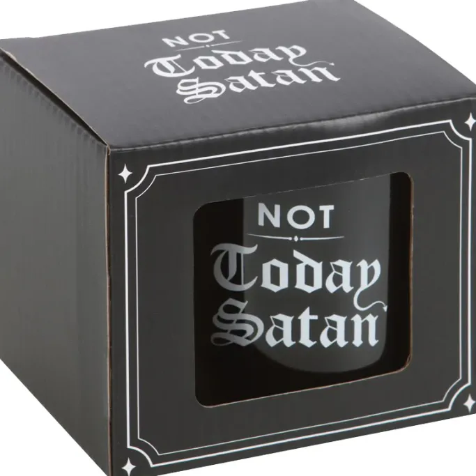 Something Different Not Today Satan Mug