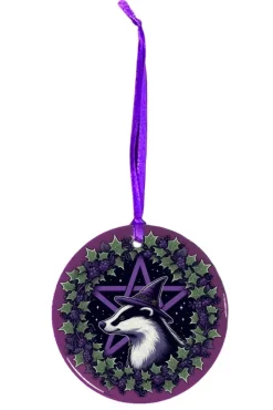 Oakhart Industries Oakhart Badger Christmas Ornament