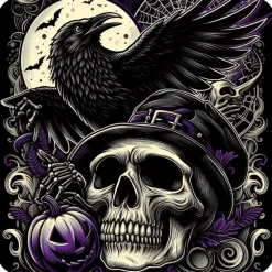 Oakhart Industries Oakhart Halloween Coaster Set