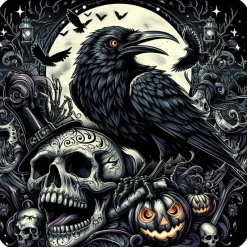Oakhart Industries Oakhart Halloween Coaster Set