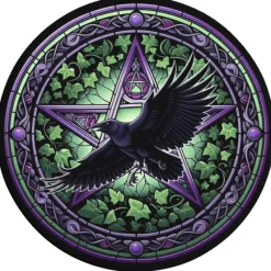 Oakhart Industries Raven Coaster Art098