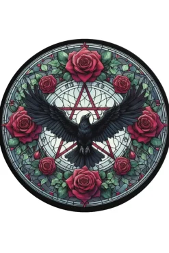Oakhart Industries Raven Coaster Art097