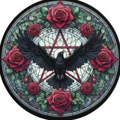 Oakhart Industries Raven Coaster Art097