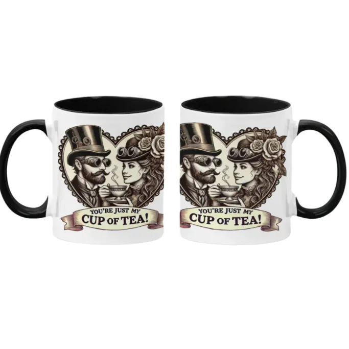 Oakhart Industries Oakhart Just My Cup of Tea Valentines Mug