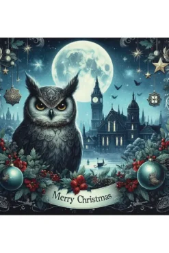 Oakhart Industries Oakhart Owl Christmas Card