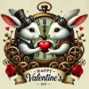 Oakhart Industries Oakhart Rabbit Valentine Card