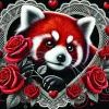 Oakhart Industries Oakhart Red Panda Valentine Card