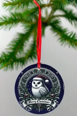Oakhart Industries Oakhart Santa Owl 2 Christmas Ornament