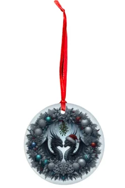 Oakhart Industries Oakhart Twin Dragons Christmas Ornament
