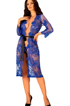 Obsessive Blue Lace Kimono (L/XL)