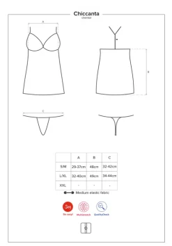 Obsessive Chiccanta Chemise (S/M)