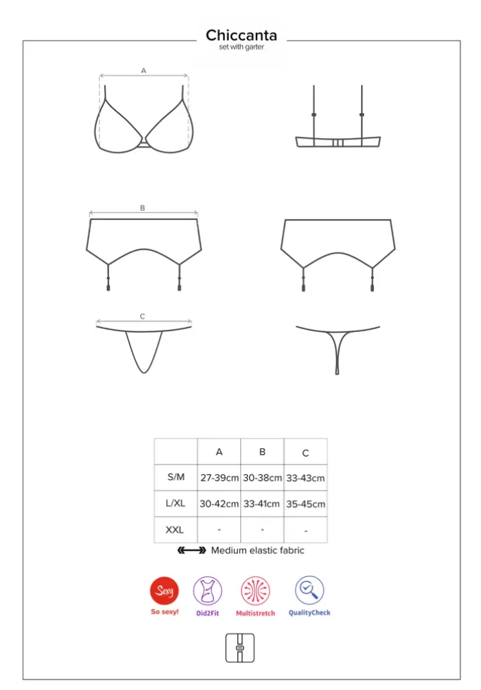 Obsessive Chiccanta Set (L/XL)