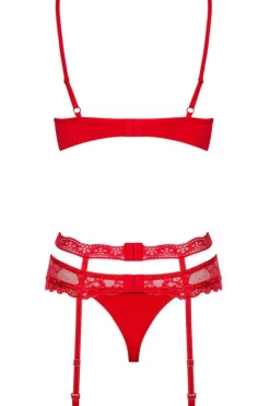 Obsessive Heartina Red Bra Set